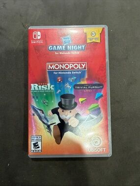 Ubisoft Game Night: Monopoly for Nintendo Switch - Red Case